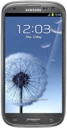 Смартфон Samsung Galaxy S3 GT-I9300 16Gb Titanium grey - Медногорск